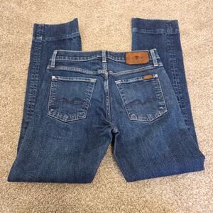 7 For All Mankind "The Straight" Jeans Woman's Size 28 x 30 Hemmed